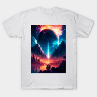 Magic in Chaos: Universe's Landscape T-Shirt